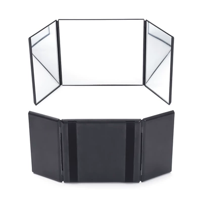 Car Sun Visor Car Sun visor rearview mirror - black-no-light