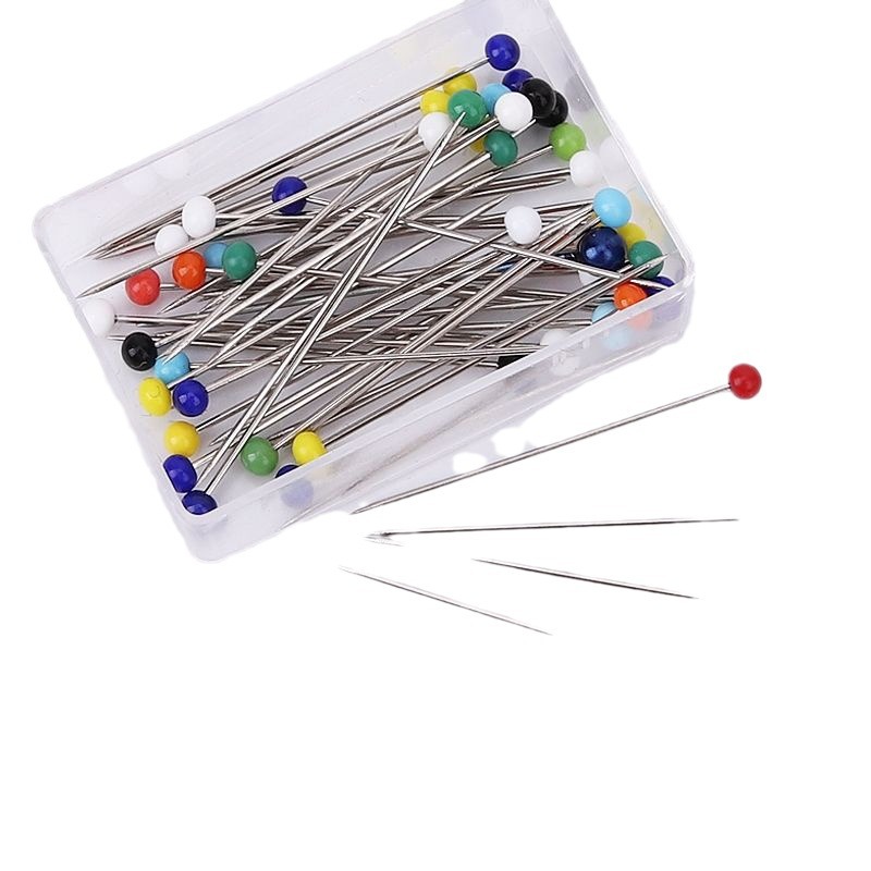 Aguja de cuentas de cerámica corte tridimensional Aguja de posicionamiento de la aguja de la perla aguja fija de acero inoxidable aguja de conformación de ropa hecha a mano