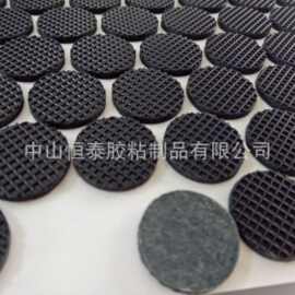 直径16mm黑色网格硅胶垫黑色橡胶垫自粘硅胶脚垫消音减震硅胶垫片