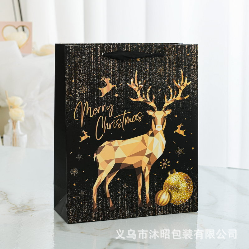 Bolsa de regalo de Navidad nuevo embalaje de regalo de comercio exterior fiesta de fiesta bolsa de papel bolsa de regalo de Navidad bolso de mano