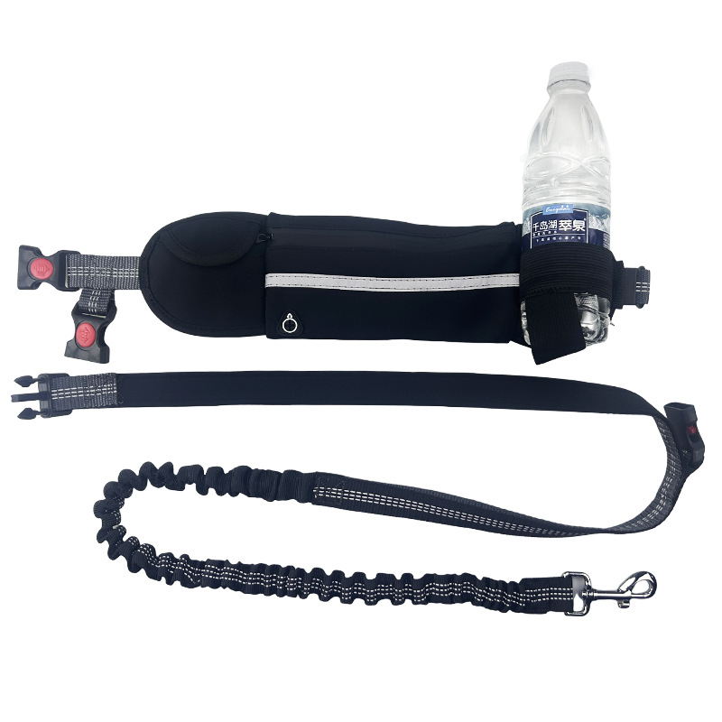 Suministros para mascotas amazonas mascota corriendo correa de cintura portátil bolsa de función completa correa de perro