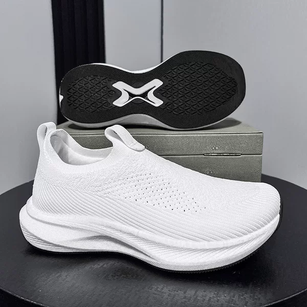 Wide-Last Shoes, Wide-Toe Shoes, Outdoor Sports Shoes for Men, Wide-Toe, Wide-Foot, Mesh, Breathable, Lightweight, Casual Sports Shoes, Shoes for Big and Tall People