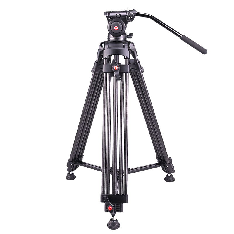 碳纤维三脚架液压云台曼富图投影仪测温仪支架摄影三脚架