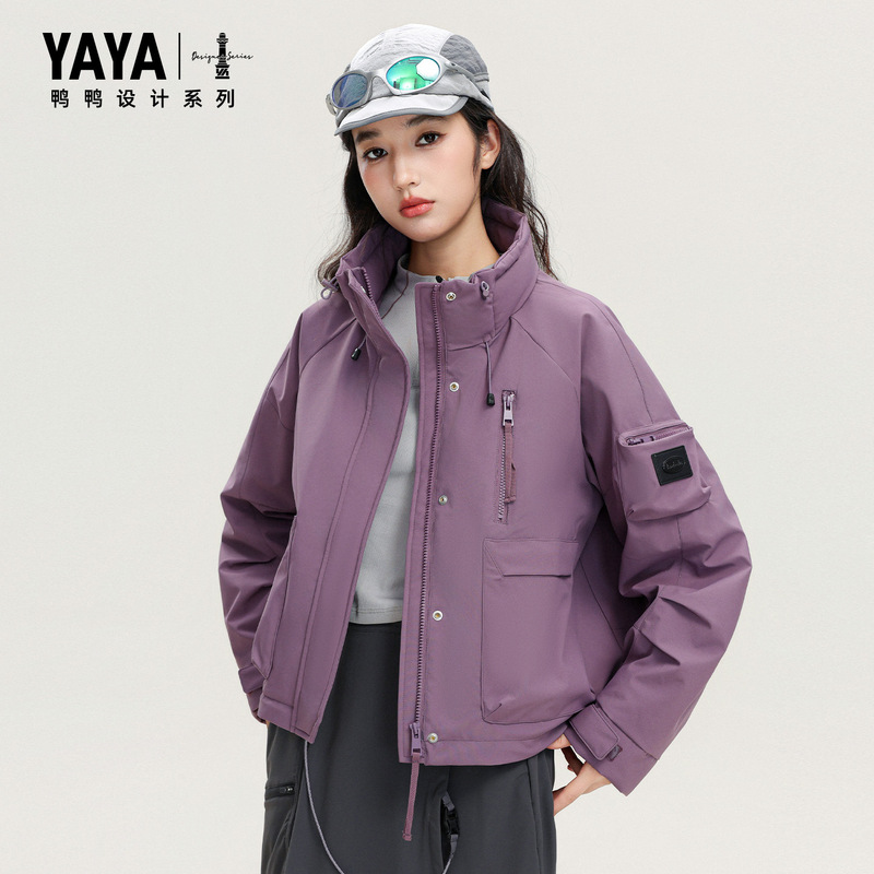 [Designer Series] Duck down Jacket 2025 Women's Winter New Fashion Casual Stand Collar Easiest for Match F