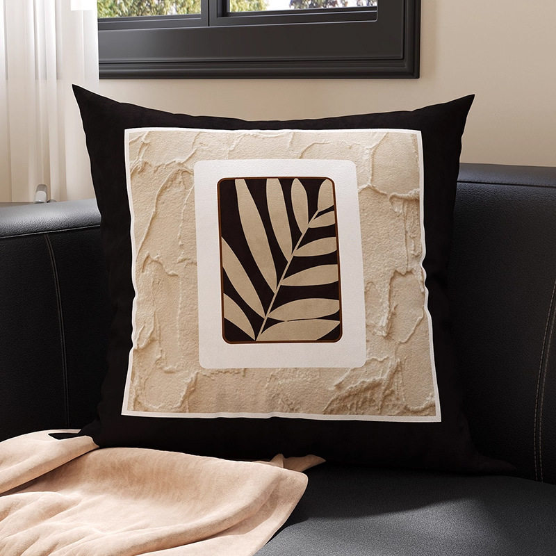 almohada de soporte de estilo francés de lujo ligera almohada de cintura de tela cama de sala de estar sofá almohada de soporte almohada de base