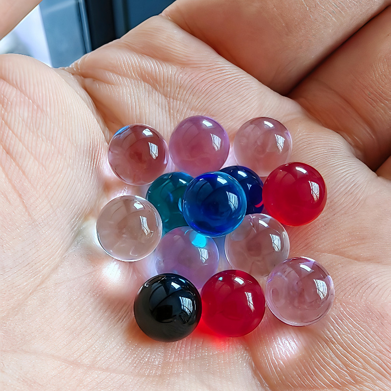 glass transparent round beads