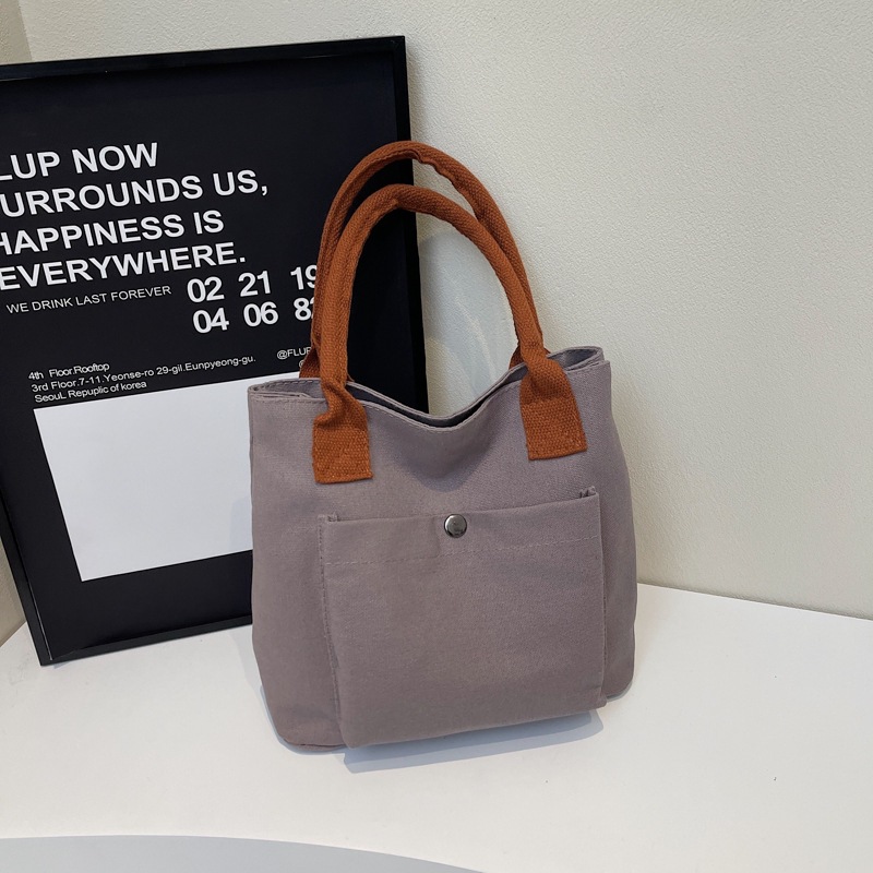 Bolsa de lona para mujeres invierno 2024 bolso de hombro bolso de mano de gran capacidad bolso japonés bolso de mujer bolso de ocio