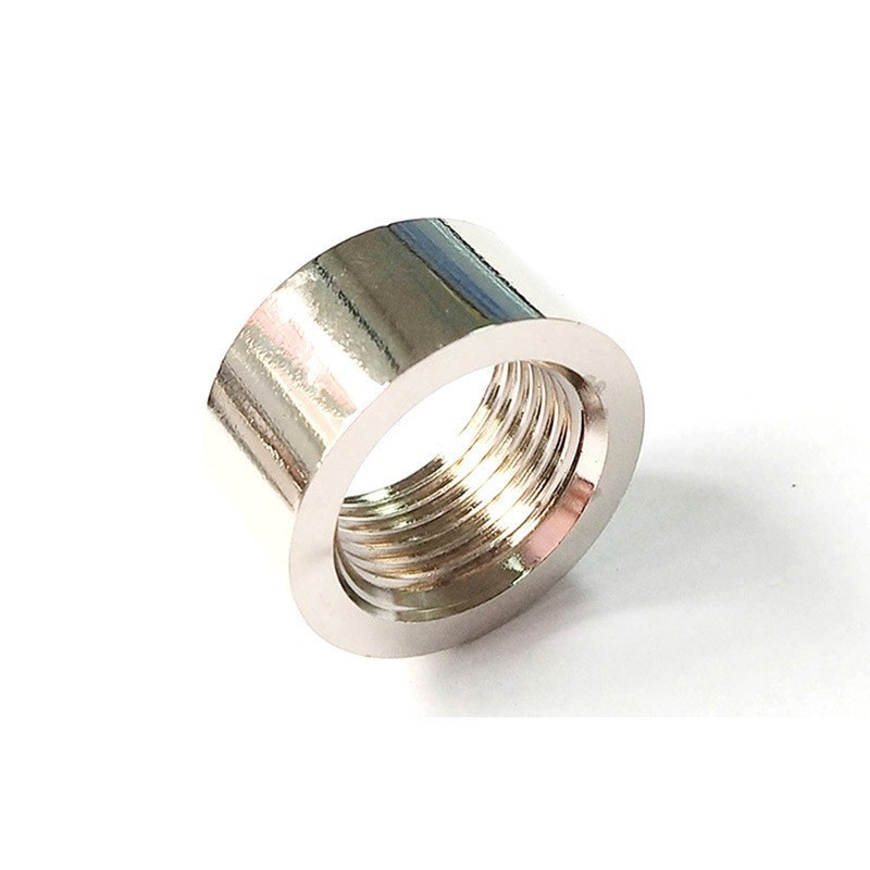 Tubo de escape M18X1.5 Soldadura Tuerca redonda Tuerca Hierro galvanizado Niquelado Universal Modificación transfronteriza Piezas de automóvil