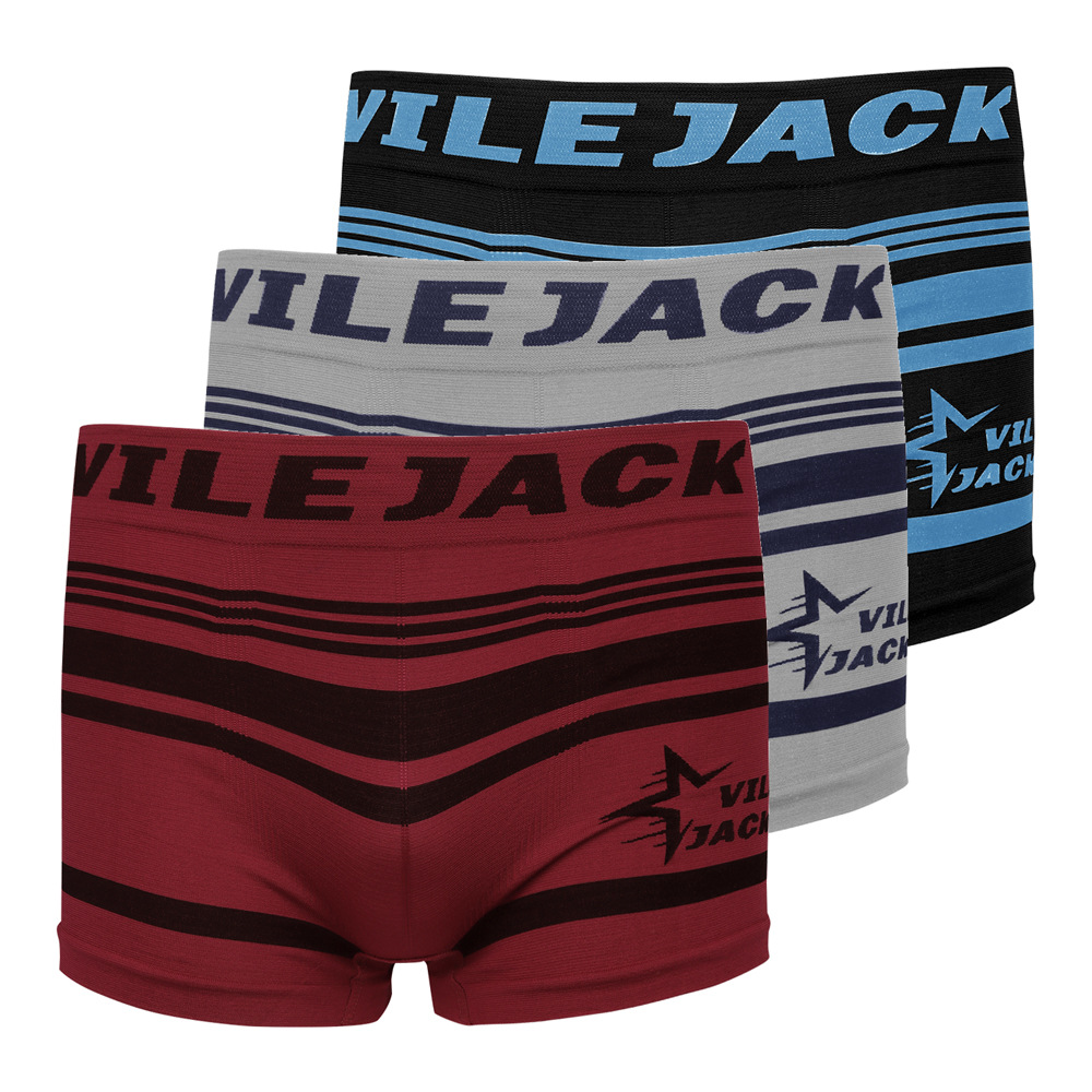 6 calzoncillos de hombre de comercio exterior de todo color, calzoncillos bóxer para jóvenes transpirables deportivos elásticos de poliéster sin costuras de cintura media