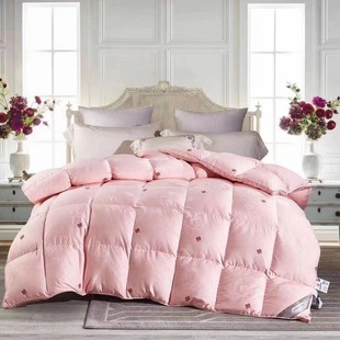 High-End Cotton Wedding down Quilt Autumn and Winter Thickeneded Pure Cotton Jacquard Velvet Bedding Red Wedding Quilt Core