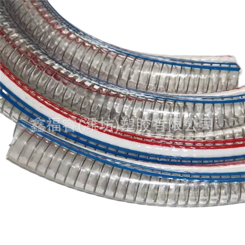 潍坊厂家供应多种规格尺寸 PVC钢丝软管耐油耐寒高低温