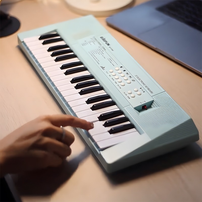 Los niños de nivel de entrada para hombres pueden traer teclas, piano para niñas 37, piano electrónico de juguete, micrófono para principiantes, tocar instrumentos musicales, hogar