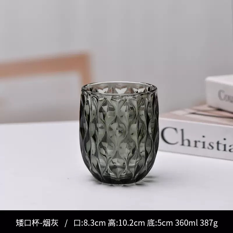Taza baja de hollín de gota de agua