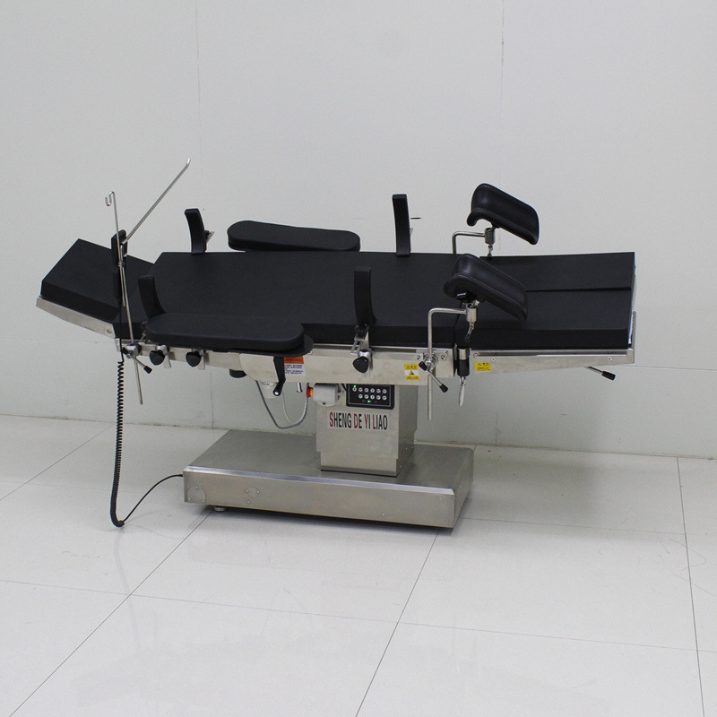 Mesa de examen ginecológico de acero inoxidable médica Mesa de operación integral eléctrica Mesa de operación ginecológica Cama de parto Cama de drenaje de examen de parto image 3