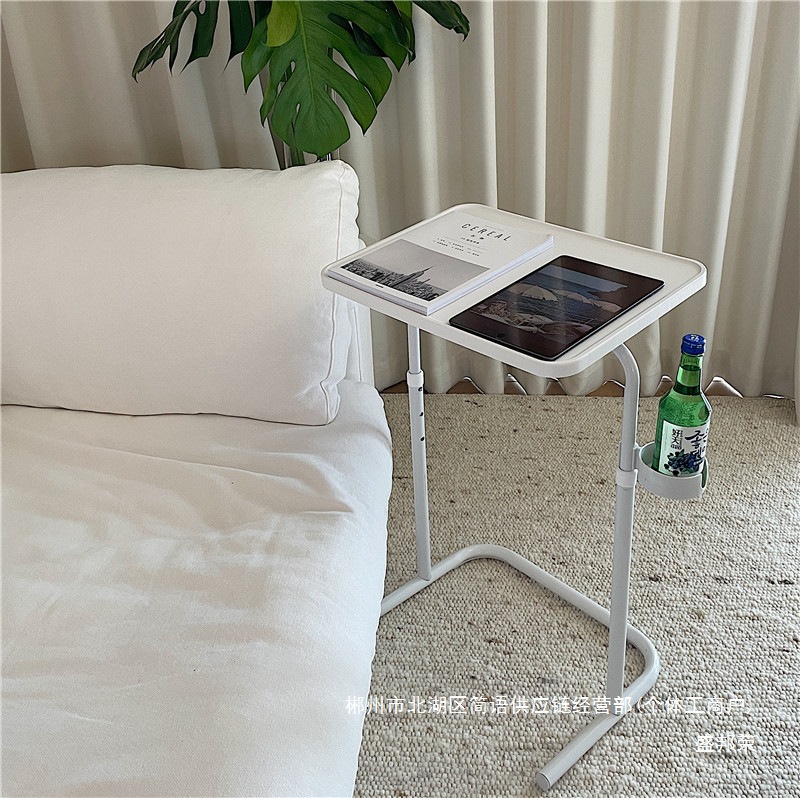 Fabrica directa hermosa tía * pequeña mesa de cama doméstica simple plegable escritorio de portátil puede image 4