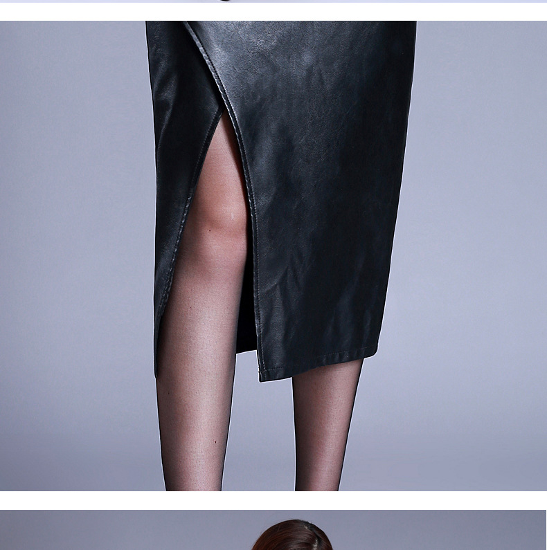 Chic Black Midi Skirt