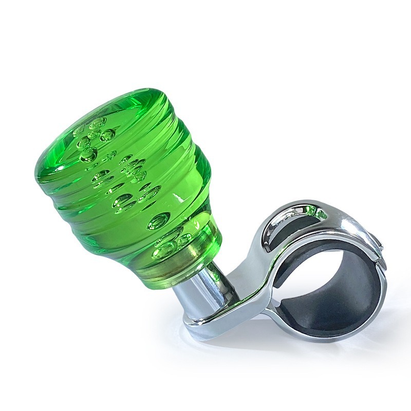 Jdm Car Truck Steering Wheel Auxiliary Handle Power-Assisted Rotating Knob Ball Acrylic Universal Power Ball