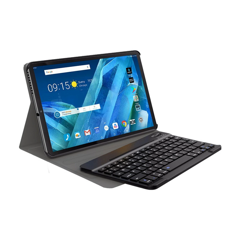 Чехол с клавиатурой, совместимый с Lenovo, защитный футляр с подставкой, 10.3", Bluetooth