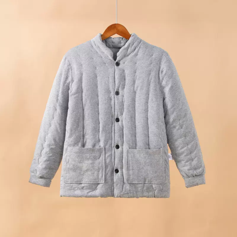 男士保暖加厚纯棉花手工棉花棉衣   防寒舒适爸爸家居服