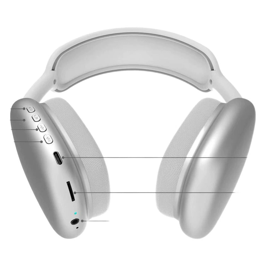 Наушники P9 Pro Max Беспроводные наушники с шумоподавлением Bluetooth применимы к Apple, Android трансграничный взрыв