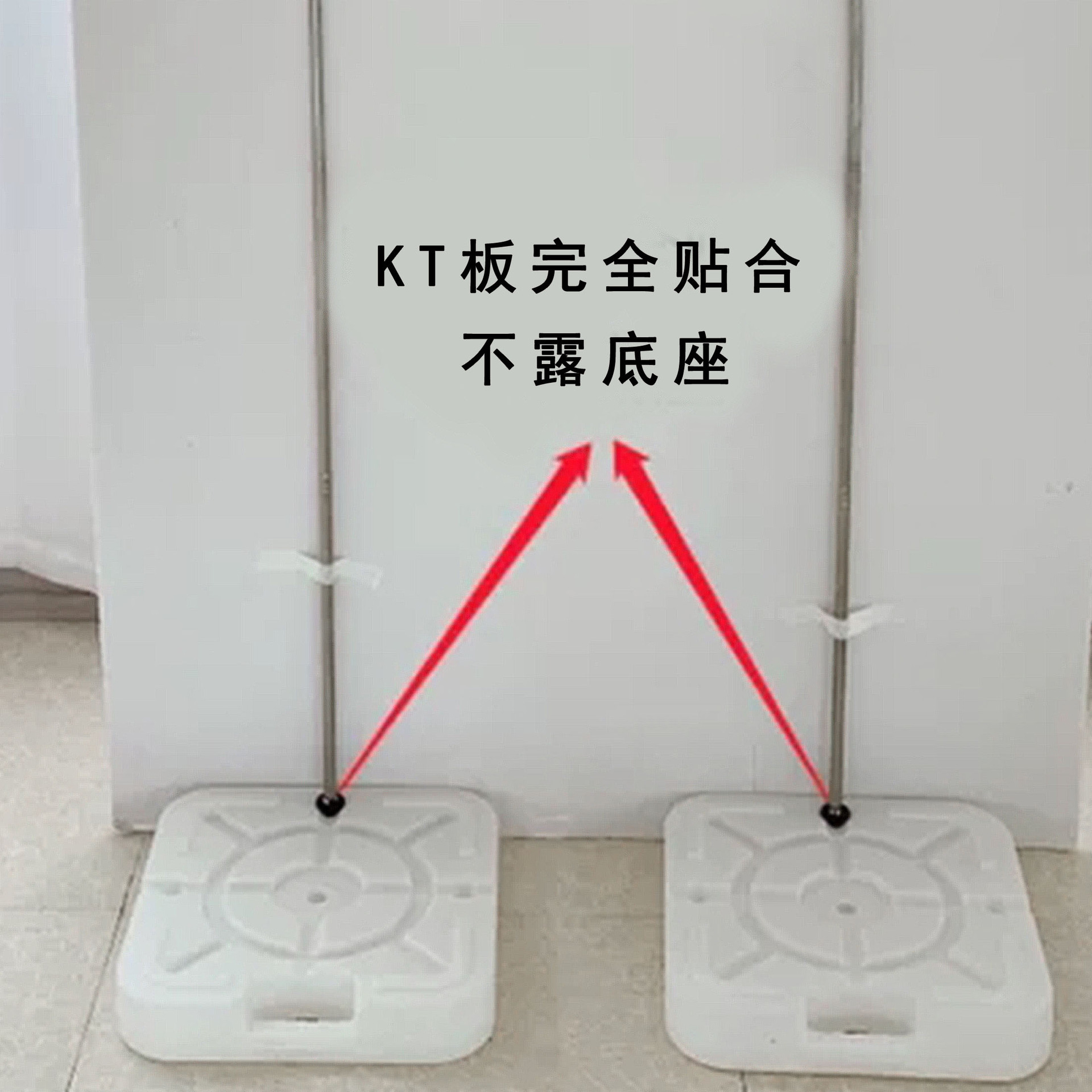 Balón kt placa base de inyección de agua cuadrada al por mayor arco columna guía de diseño decoración redonda pequeña base soporte