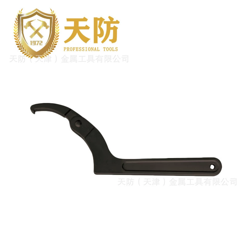 [Бесплатная доставка от 5 штук, поддерживается небольшой опт] Tianfang Steel Tools Стальной регулируемый крючковый ключ Гарантия один год