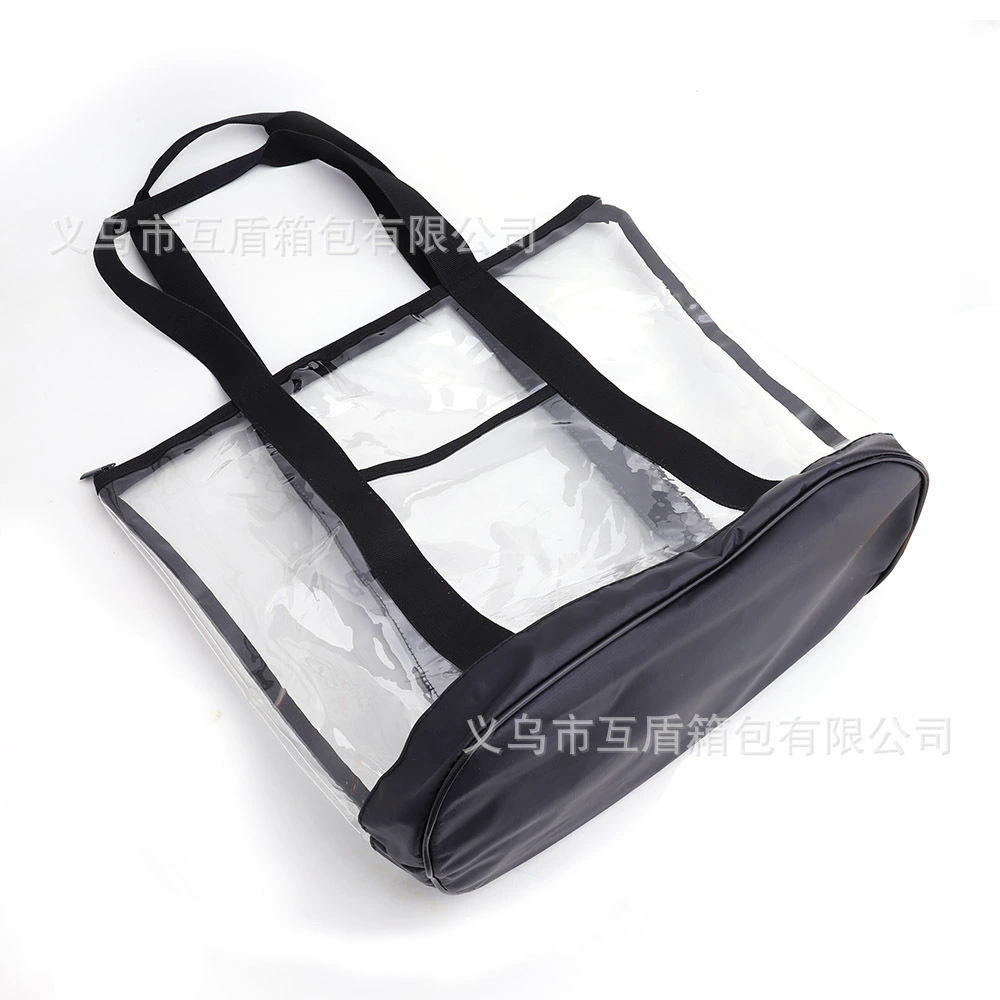 Handheld beach organizer bag PVC, one-shoulder bag