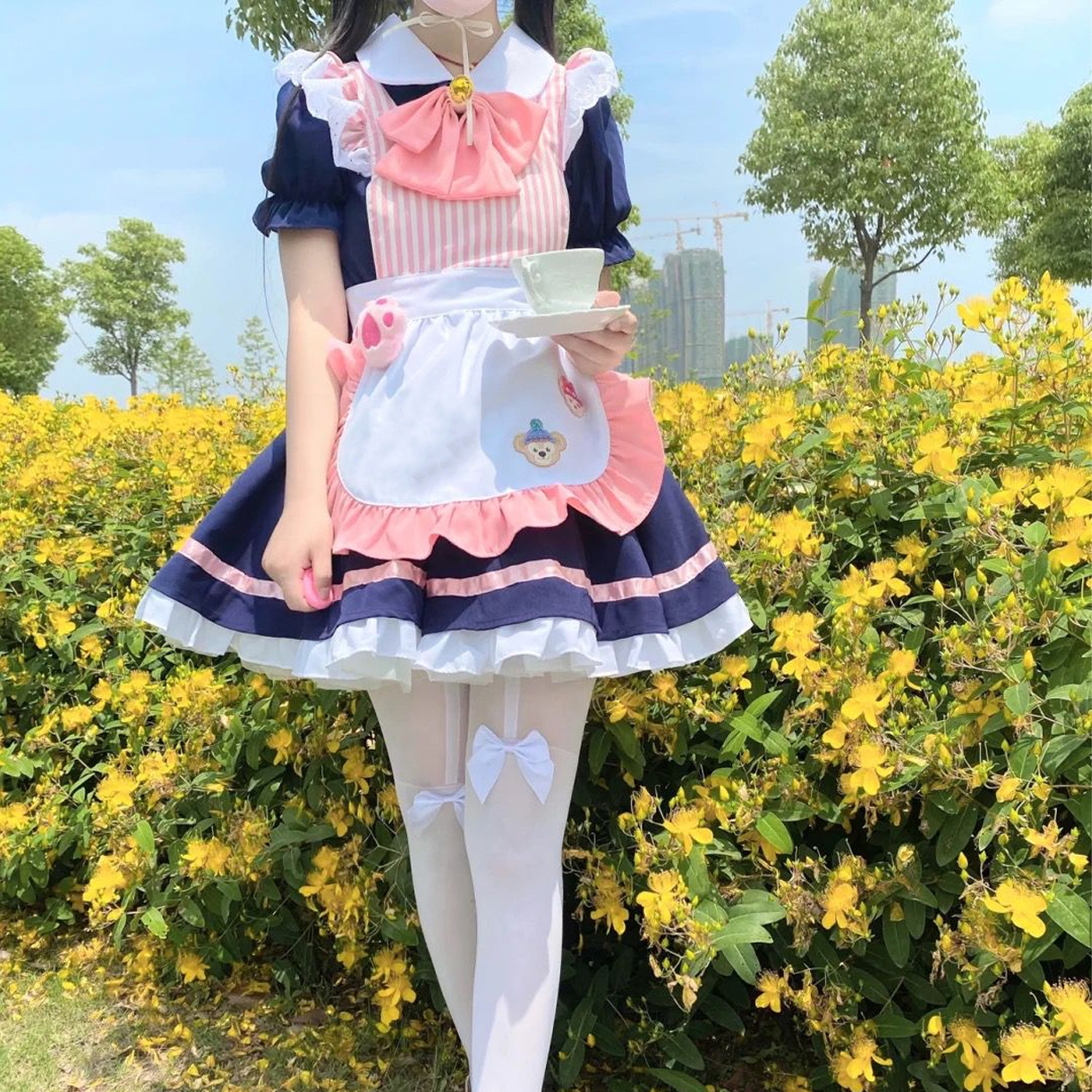 原创日系咖啡厅女仆装 COSPLAY公主裙少女小洋装女装角色扮演制服