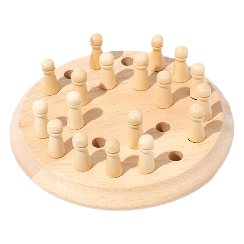 Escritorio de madera color memoria ajedrez entre padres e hijos concentración interactiva entrenamiento pensamiento lógico juego bebé juguetes educativos
