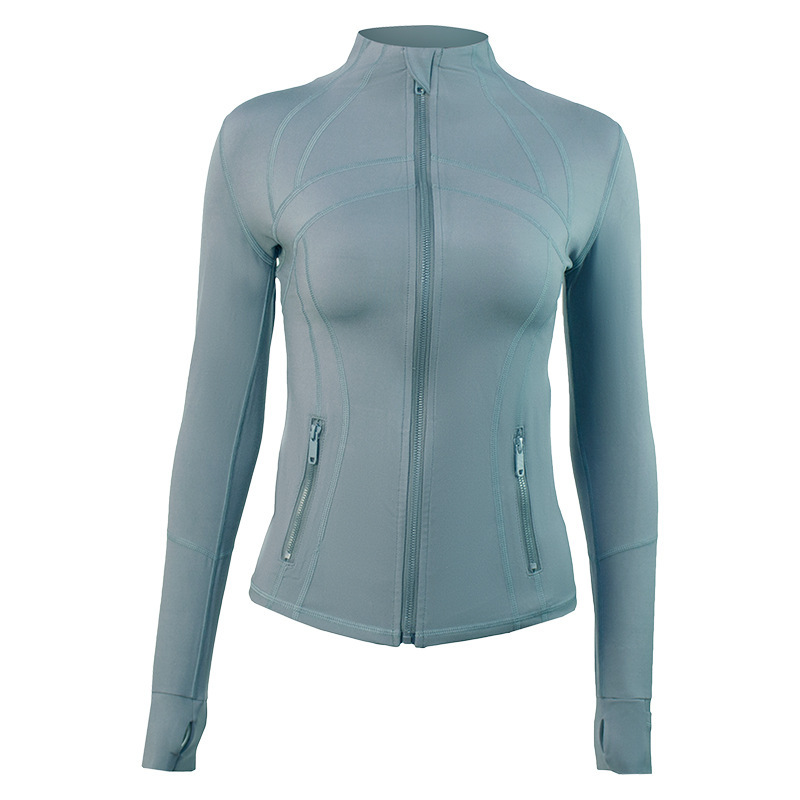 364g Weight Nylon Fabric Type Standing Collar Neckline Lines Pattern Women's Gender Sports Style Women's Sports Lines Nylon Standing Collar Active Tops 11
