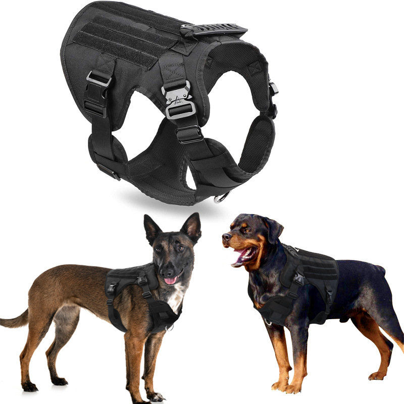 狗狗戰術背心訓練狗衣胸背帶尼龍狗背心防水大中型犬訓練寵物馬甲