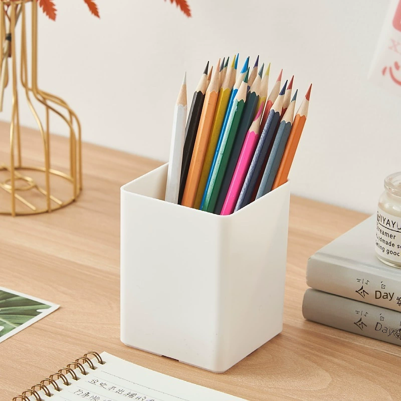 Japanese table pens holder for elementary school students, stationery, plastic storage system, brush