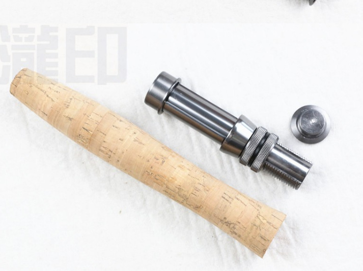 DIY hecho a mano carretera Yafei mosca varilla bolsa corcho mango más metal rueda asiento mango traje pesca varilla accesorios No. 1