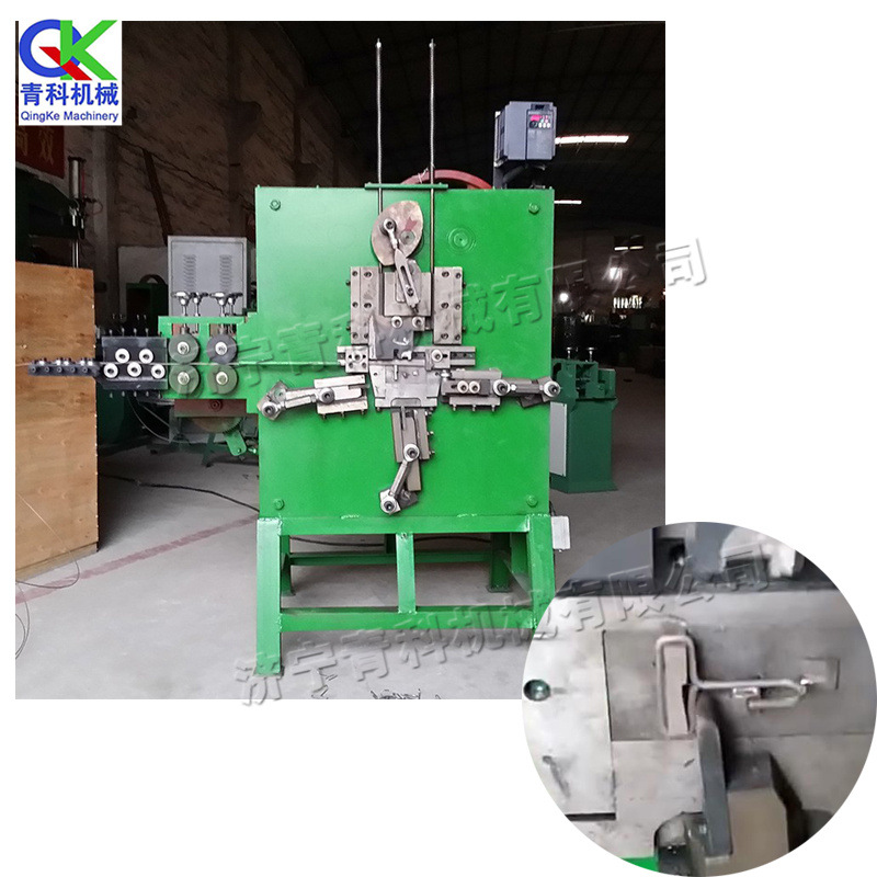 小型金属线材折弯机 S形D形扣成型机 全自动衣架勾灯钩成型机