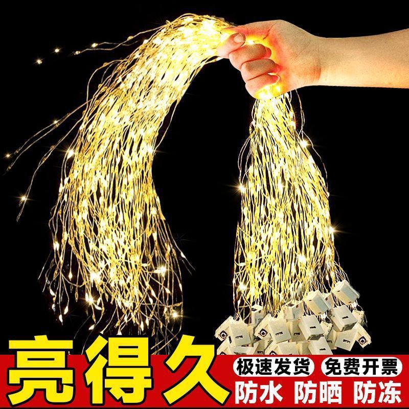 Led小灯串手工diy彩灯氛围灯串灯夜市摆摊氛围灯闪光Led灯带厂家