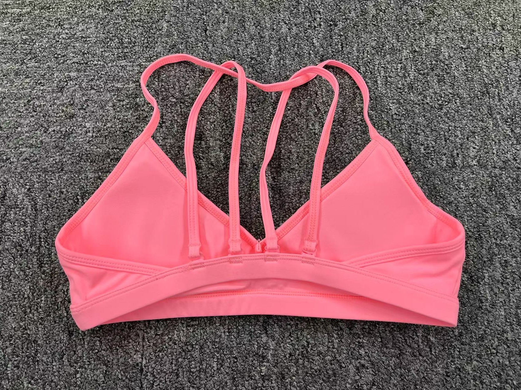 59g Weight Sleeveless Sleeve Length Nylon Fabric Type Short Top Length Halter Crisscross Tank Tops Type Gym, Yoga Occasion Halter Neck Neckline Solid Color Pattern Sports Style Sports Solid Color Nylon Halter Neck Active Tops Halter Crisscross Tank 15