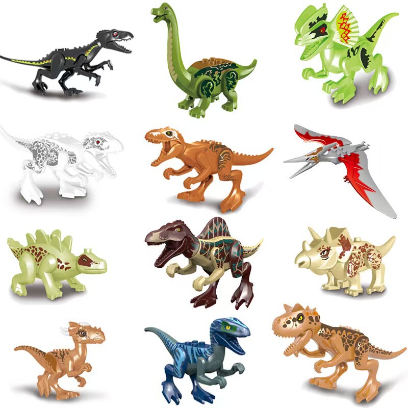 Compatible with Lego Dinosaurs Jurassic Cretaceous Tyrannosaurus Dinosaur World Children's Boys Building Block Toys Cross-Border Compatible with Lego Dinosaurs Jurassic Cretaceous Tyrannosaurus Dinosaur World Children's Boys Building Block Toys Cross-Border