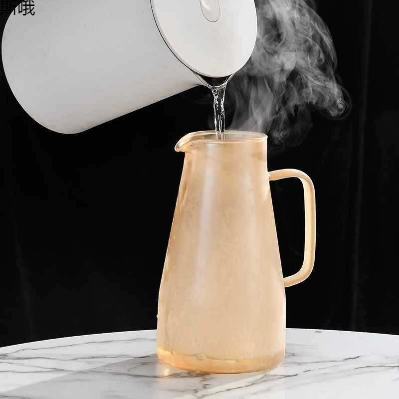 Glass explosion-proof teapot, tea