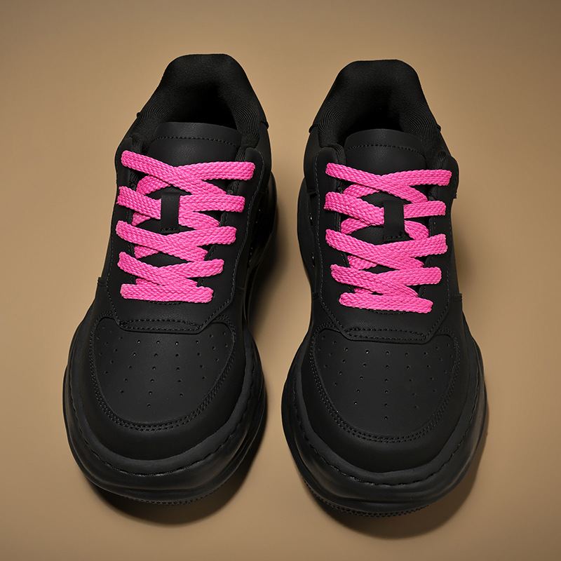 검은색 용해 신발