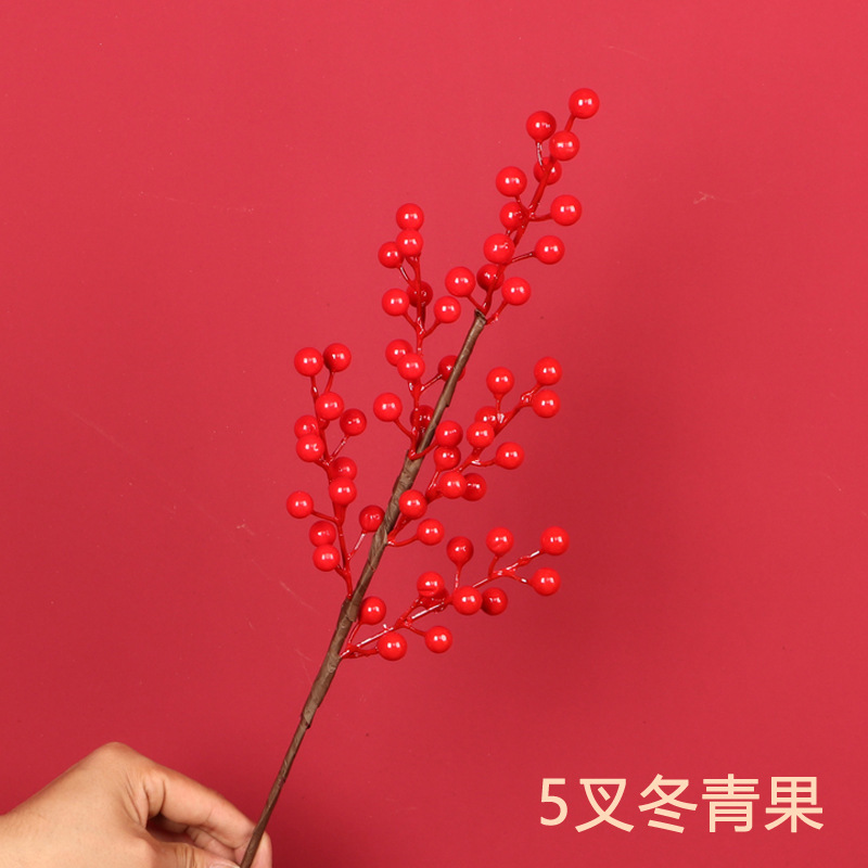 Flor de simulación dorada Phalaenopsis flor dorada de Año Nuevo 3 hortensias de madera flor de plástico dorado hoja dorada material de flor dorada