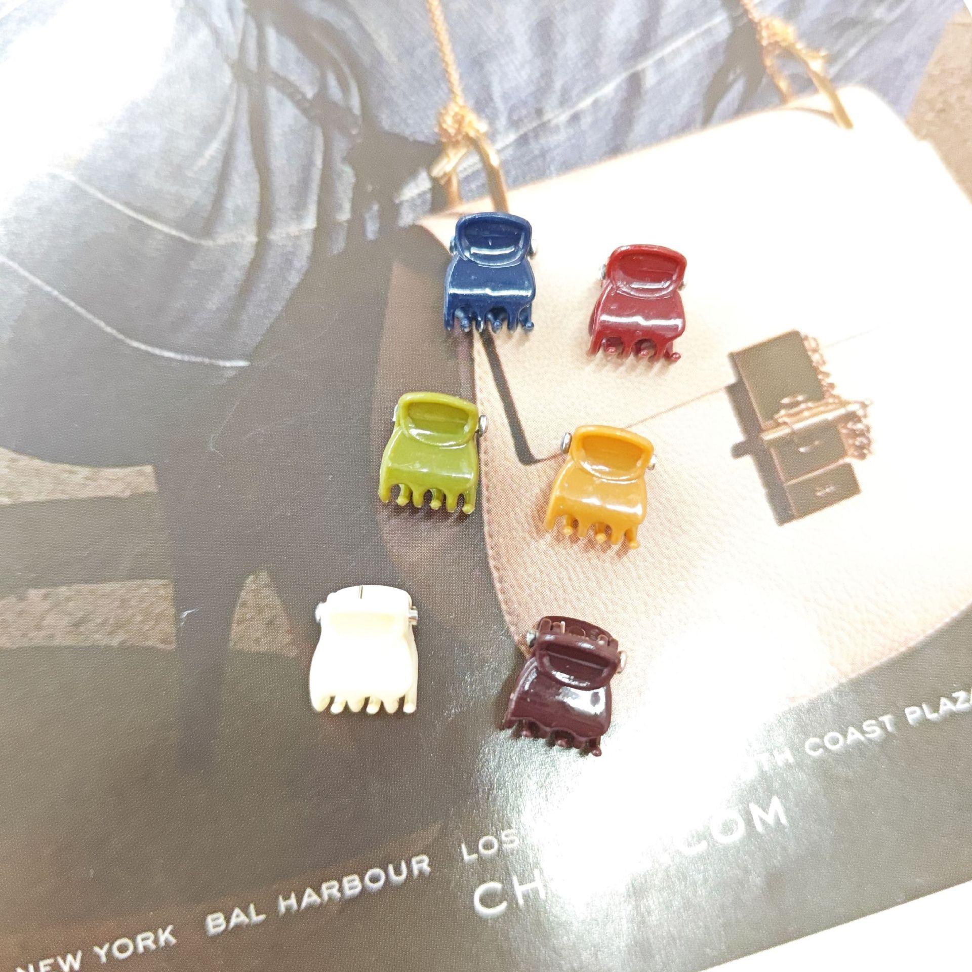 Bulk 1.0 Color Winter Six-Color Mini Korean-Style Cross-Border New Simple Cute Ins Small Grippers for Children