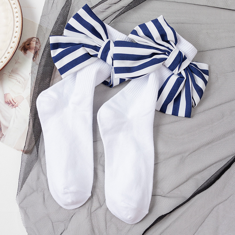 Calcetines de las nuevas mujeres arco grande estilo Lolita estilo preppy calcetines JK personalidad dulce princesa calcetines al por mayor