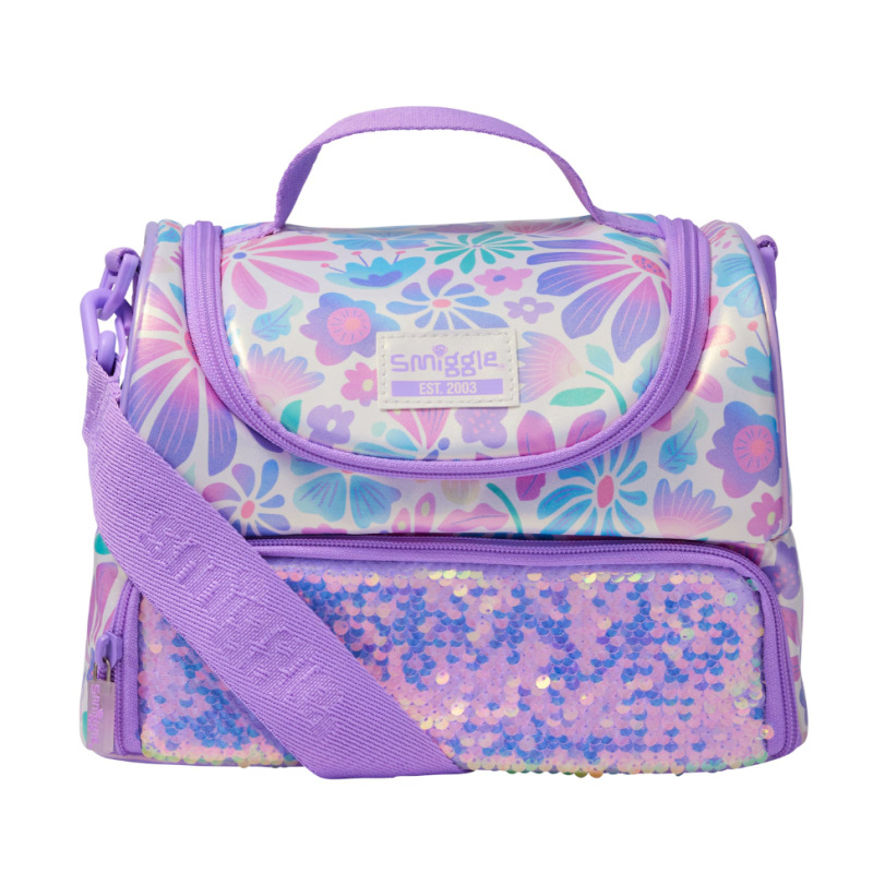 Bolsa térmica doble capa loto morado
