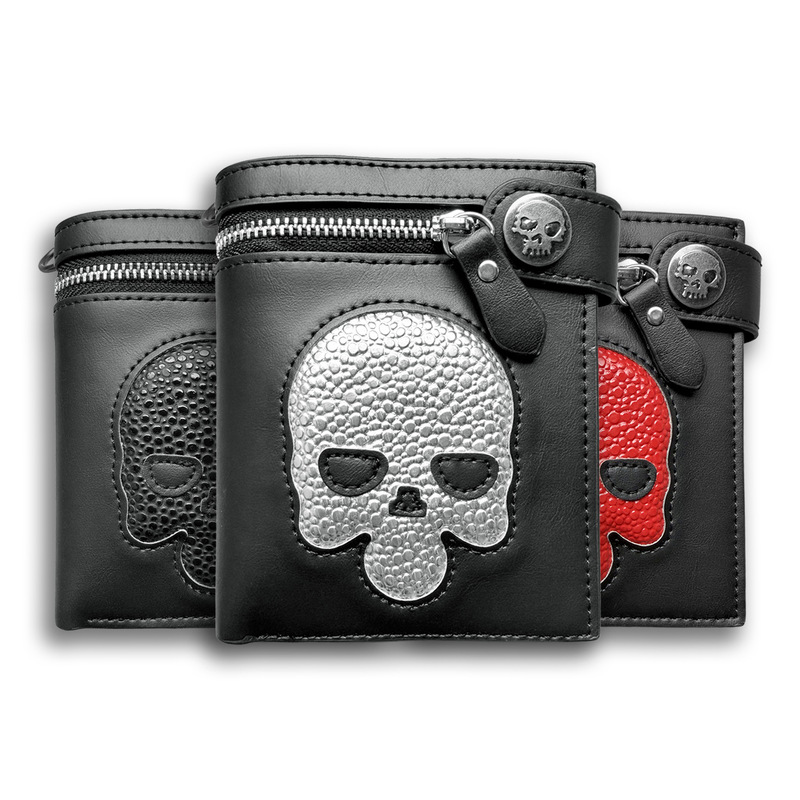 Amazon Gothic Style Men's Wallet, Devil Fish 3D Skull Wallet, Outdoor Motorcycle Anti-Theft Portable Bag Amazon Gothic Style Men's Wallet, Devil Fish 3D Skull Wallet, Outdoor Motorcycle Anti-Theft Portable Bag