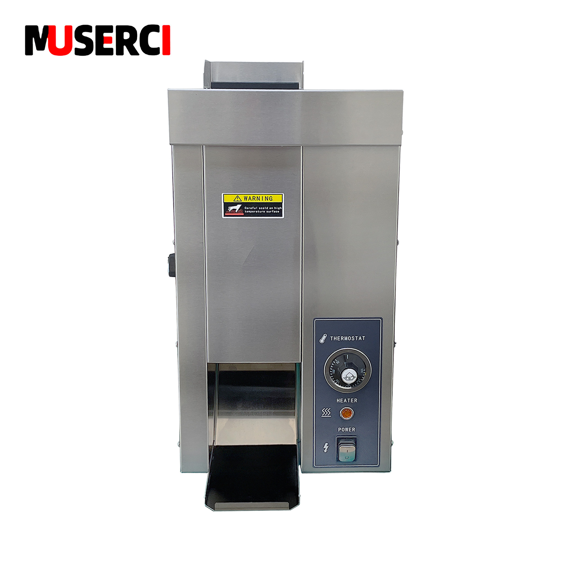 Máquina de hamburguesas totalmente automática vertical máquina de tostado de orugas máquina de tostado de fletamento máquina de tostado de hamburguesas máquina de tostado de pasteles a mano equipo de embriones de pastel