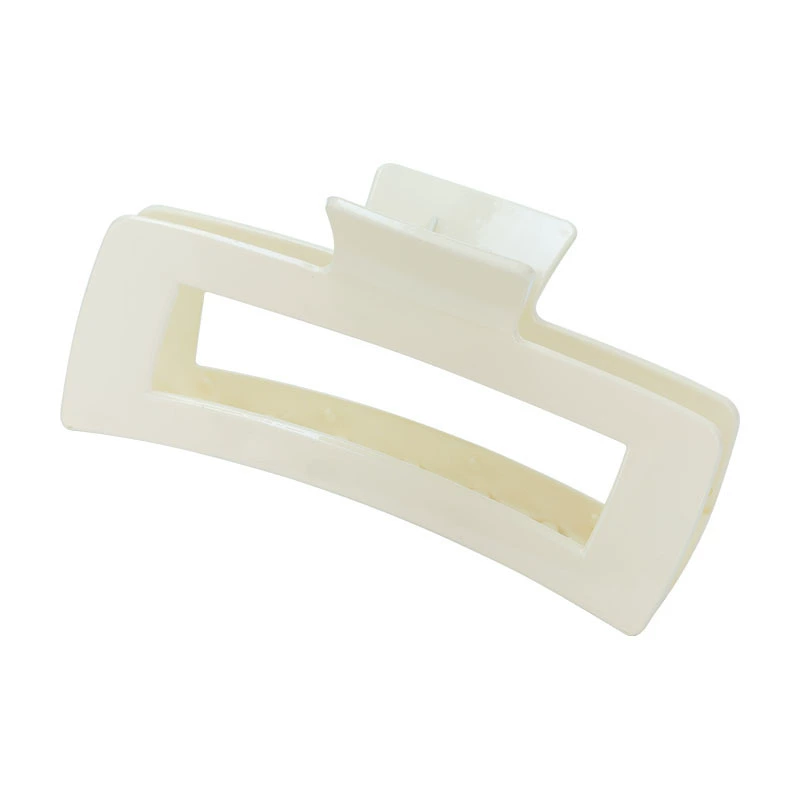Hair Claw Clip (Summer) Rectangular Claw Hairgrip, Multi-Color, 8 cm Compact