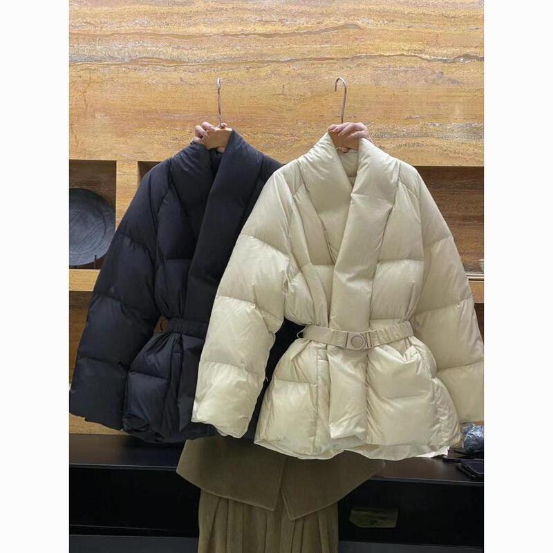 收腰不新款冬季保暖气质棉服女中式小众感款设计名媛臃肿加厚直销|undefined