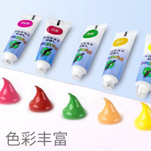 12-color gouache paint set 5ml beginners painting children's gouache painting tools 24 colors 36 colors wholesale