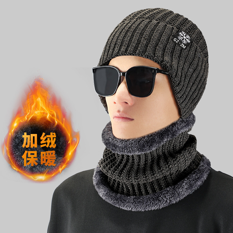 中老年人帽子男士老人爸爸爷爷加厚针织毛线帽冬季保暖护耳男冬天|undefined