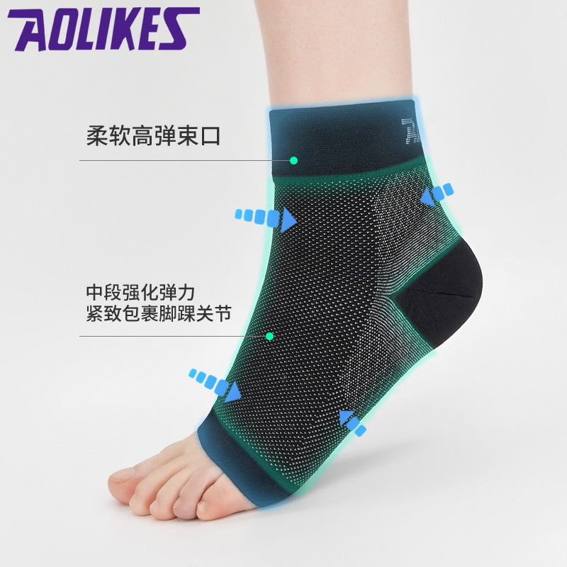 AOLIKES Deportes Tobillo Compresión elástica Tobillo Cubierta Deportes al aire libre Ciclismo Danza Presión transpirable Tobillo